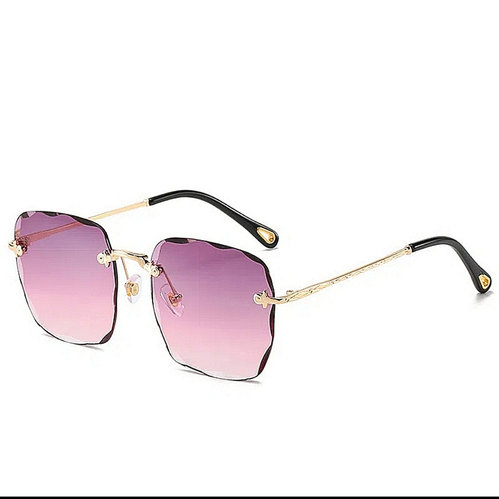 Rimless Sunglasses For Women's.